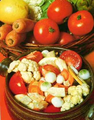SALADA QUENTE DE COUVE-FLOR