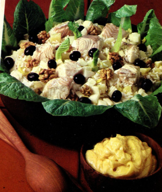 SALADA DE ARROZ COM NOZES