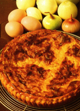 TORTA FOLHADA DE CEBOLA