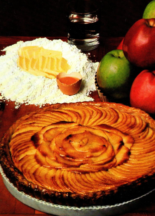 Torta caramelada de maçã